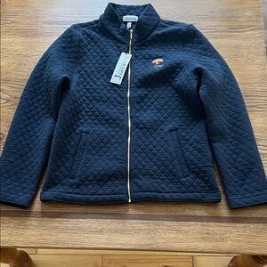 Navy Blue Quilted Women’s Jacket